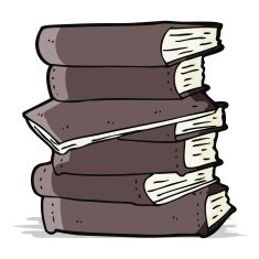 Cartoon Pile Of Books N16