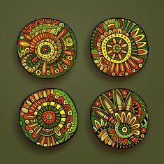 vector floral design elements N3