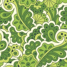 Seamless pattern with abstract flowers N8