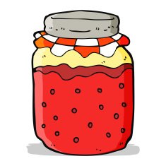 Cartoon Jam Jar N29