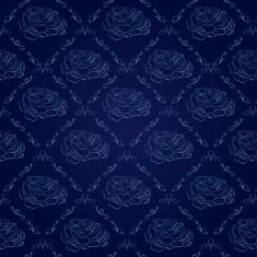 Seamless background - Dark roses