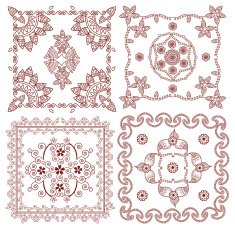 mehandi squares