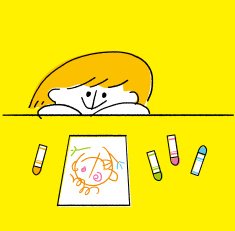 Girl who draws picture N2