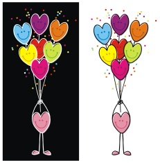 Happy Valentine Balloons