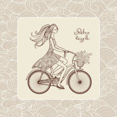 Girl On Bicycle N5