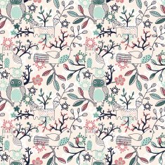 Forest seamless pattern N7