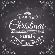 Vintage Christmas card N12