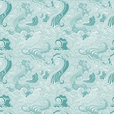 Sea waves Seamless background N10