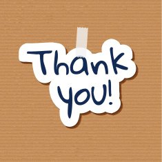 thank you poster