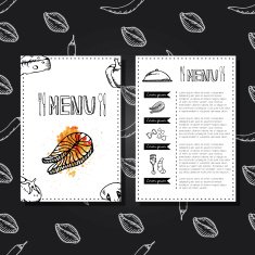 Restaurant menu design N213