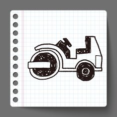 truck doodle N141