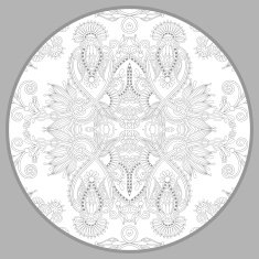 coloring book page for adults - zendala joy to older N44