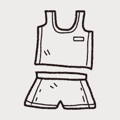 sport clothes doodle N21