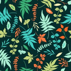 Seamless pattern with leaves N21