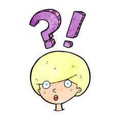 cartoon startled boy N54
