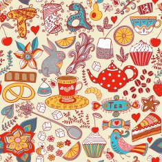 Abstract background doodle pattern N89