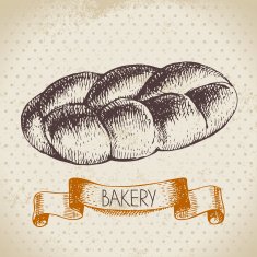 Bakery sketch background N13