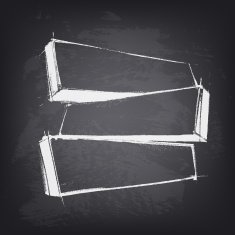 Hand Drawn Banner with Place for Text N4