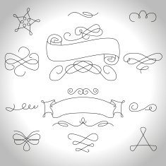 Calligraphic elements N2