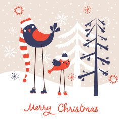 merry christmas greeting card N30