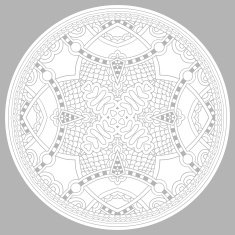 coloring book page for adults - zendala N46
