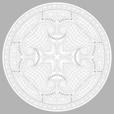 coloring book page for adults - zendala N47