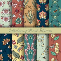 Seamless Floral Pattern (Vector) N71