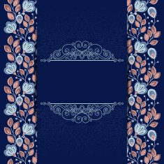 Vector Colored Floral Background N45