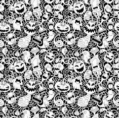 Halloween seamless pattern N18