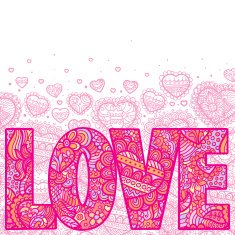 Love Doodle Background N3