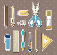 stationery stickers N4