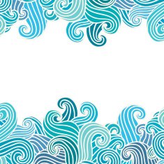 Hand drawn wavy background N21