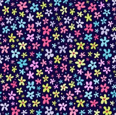 Floral seamless pattern with little bright flowers N3