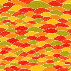 Seamless abstract hand-drawn pattern waves background N30