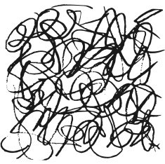 Black And White Abstract Pencil Scribble Background