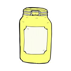 comic cartoon jar N7