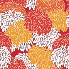 Floral seamless ornament N2