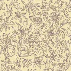 Hand drawn floral pattern N2