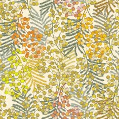 Seamless pattern with spring flowers Mimosa