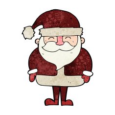 Cartoon Santa Claus N501