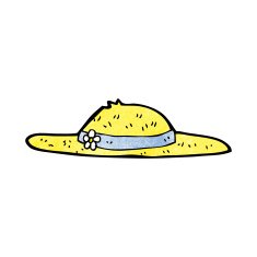 cartoon summer hat N37