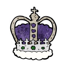 cartoon royal crown N14