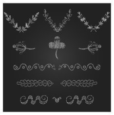 Hand drawn design elements N20