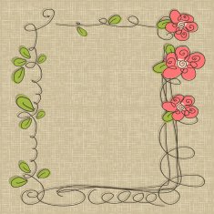 Glamorous doodle frames N4