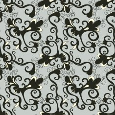Damask floral Seamless PAttern