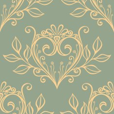 Vector Seamless Pattern with Hearts N5