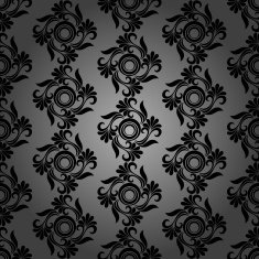 Seamless Ornate Pattern (Vector) Hand Drawn Texture N180