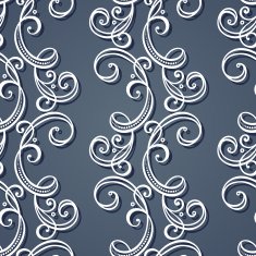Seamless Ornate Pattern (Vector) Hand Drawn Texture N181