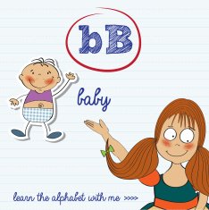 alphabet worksheet of the letter b