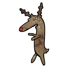 Cartoon Reindeer N120